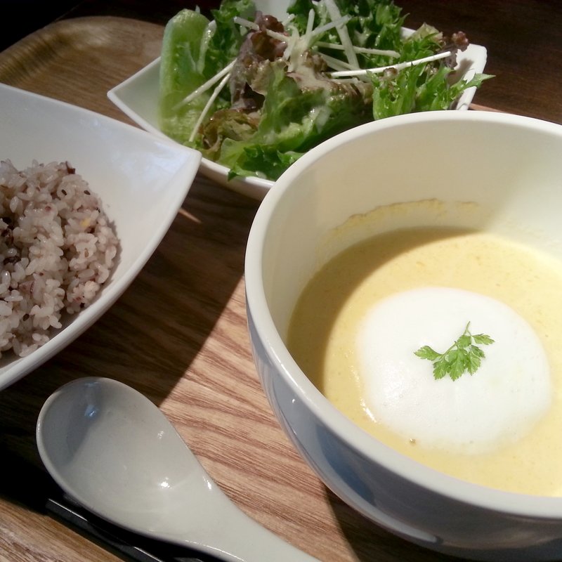 とうもろこしのスープランチ(サンクスネイチャー 恵比寿)