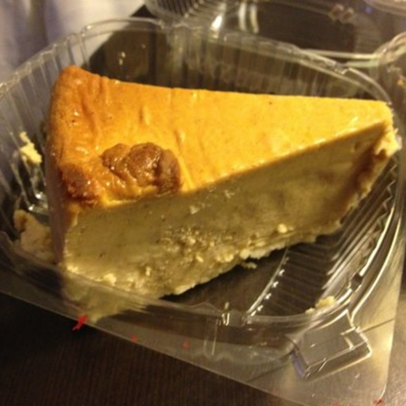 Pumpkin cheesecake(JUNIOR'S RESTAURANT)