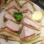 Turkey club sandwich