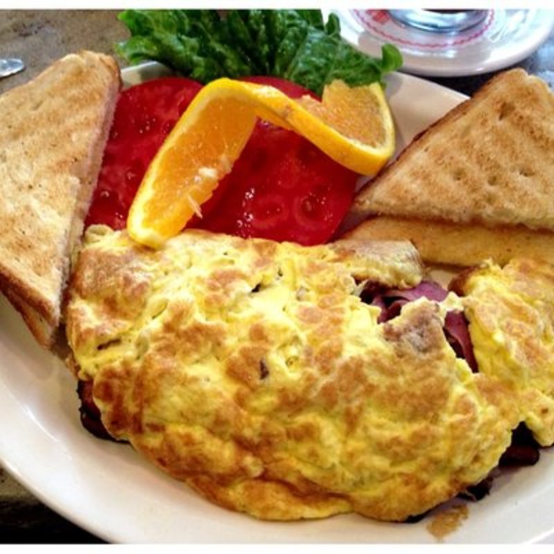 Pastrami omelette(JUNIOR'S RESTAURANT)