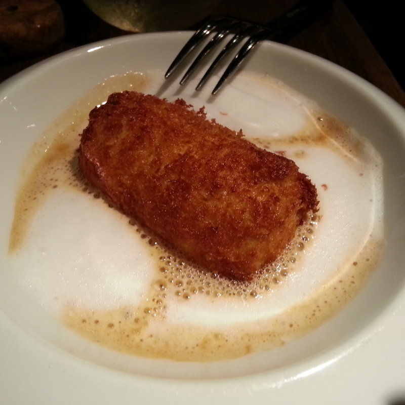 ズワイガニとトリュフのクリームコロッケ(Vinoteca Messina)