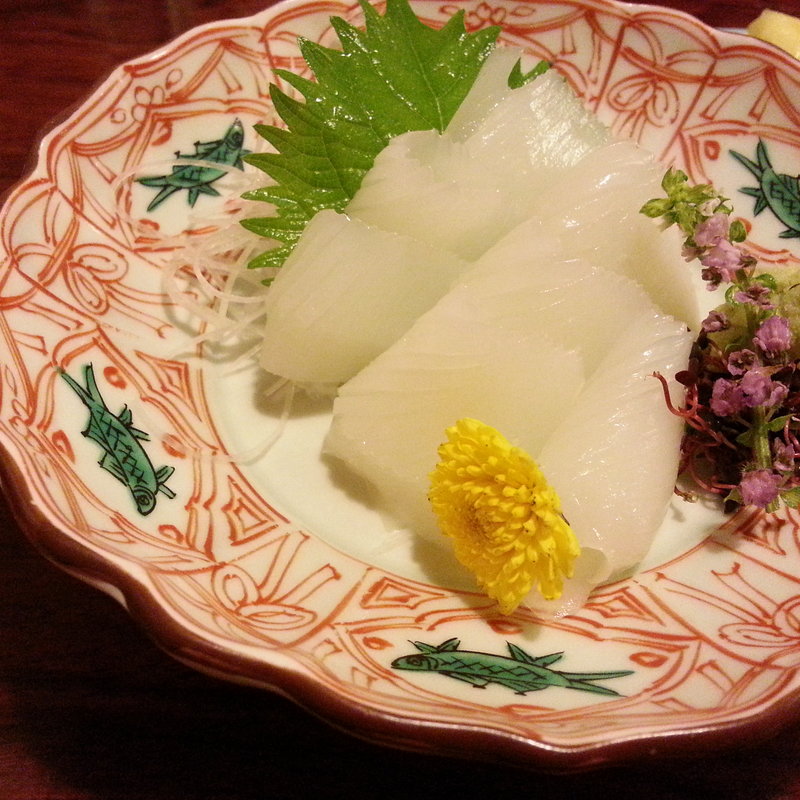 やりいか刺身(手打ちそば 吉仙（きちせん）)