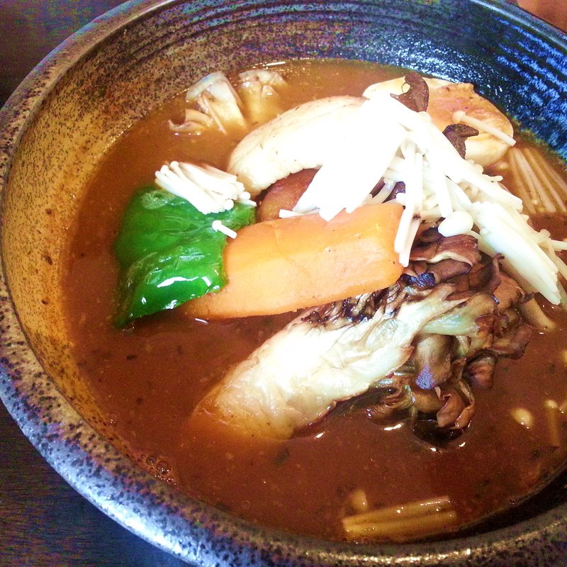 北海道愛別 矢部さんの舞茸スープカレー(らっきょ＆Star)