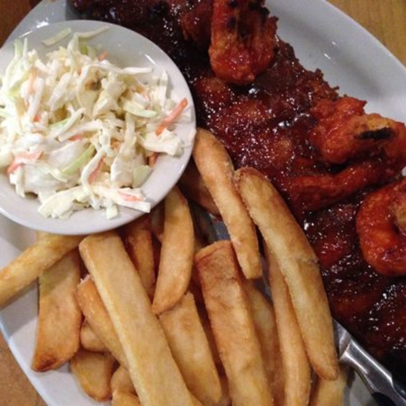 Shrimp and Ribs(JUNIOR'S RESTAURANT)