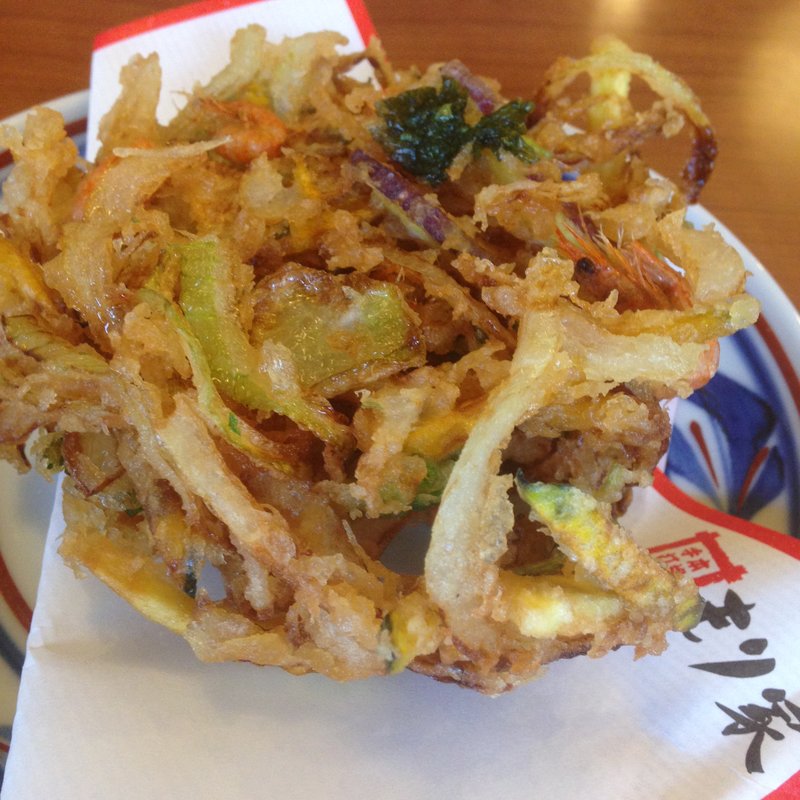 かき揚げ(瀬戸の地海老入り)(本格手打 もり家 （もりや）)