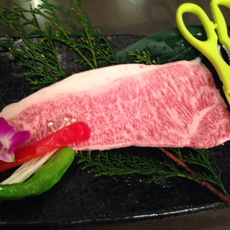 特選リブロース しゃぶしゃぶ焼き(鶴橋焼肉 牛一 本店)