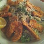 CAESAR SALAD WITH CRISPY CHICKEN(Tony Roma's Ribs, Seafood and Steaks)