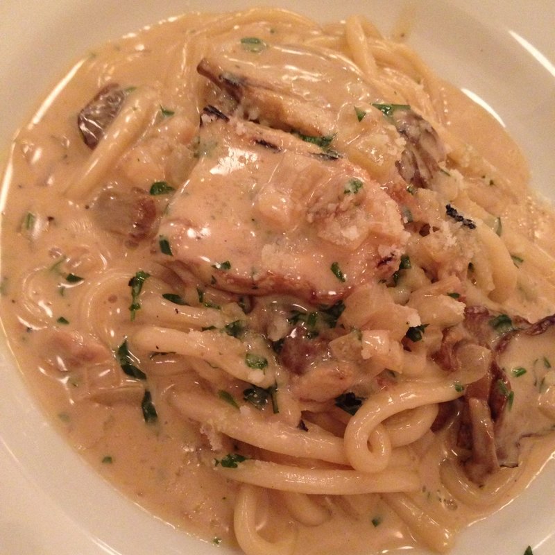 ポルチーニ茸のピーチ(antica osteria BACIO(アンティカ オステリア バーチョ))