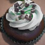 Chocolate Mint cupcake