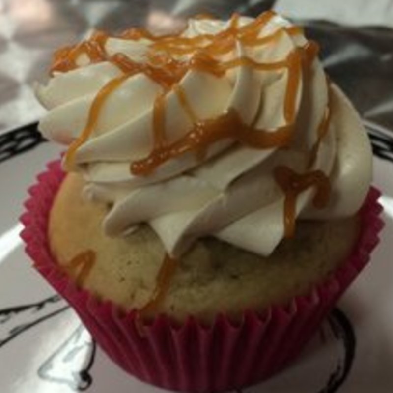 Salted Caramel cupcake(Let Them Eat Cupcakes)