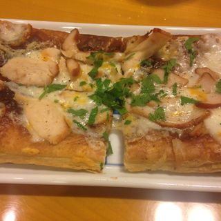 4種のチーズとスモークチキン　パイピザ(五右衛門 鶴見店 )