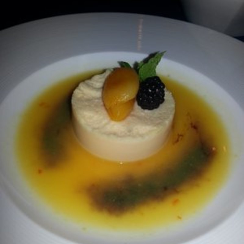 Soy milk flan(Shinbashi Japanese restaurant)