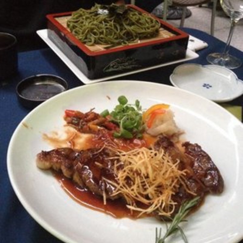 Beef teriyaki & Cha Soba(Shinbashi Japanese restaurant)