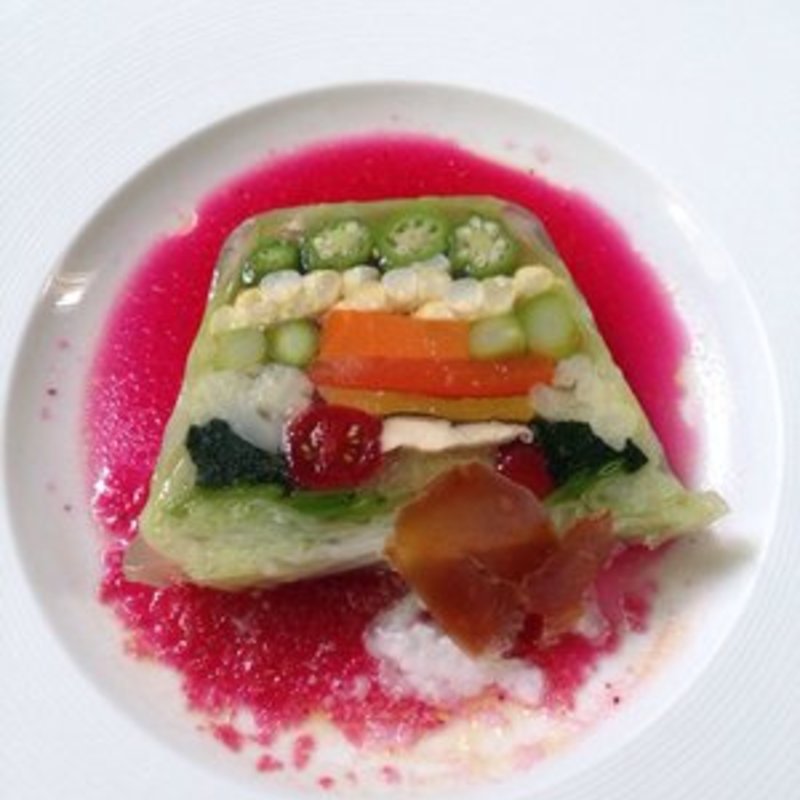 Vegetable Terrine(Shinbashi Japanese restaurant)