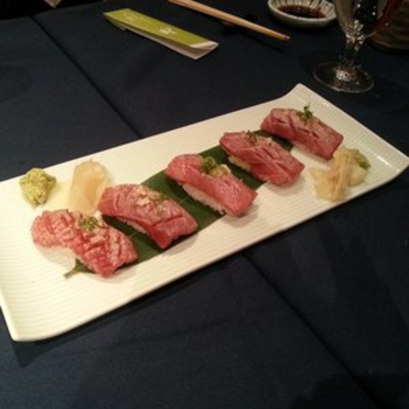 Aburi Toro nigiri(Shinbashi Japanese restaurant)