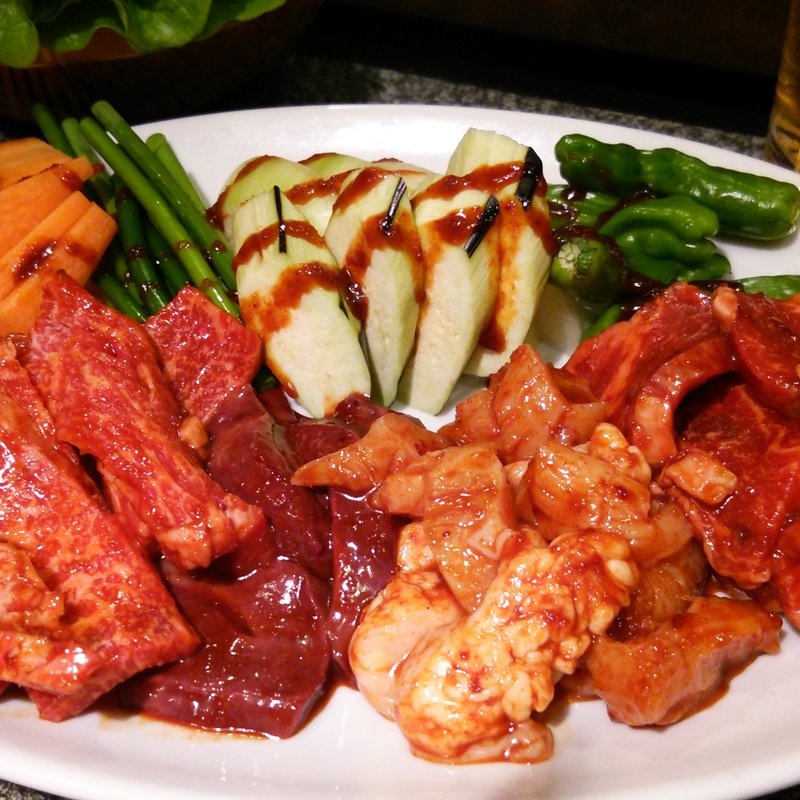 焼肉 盛り合わせ(味よし)