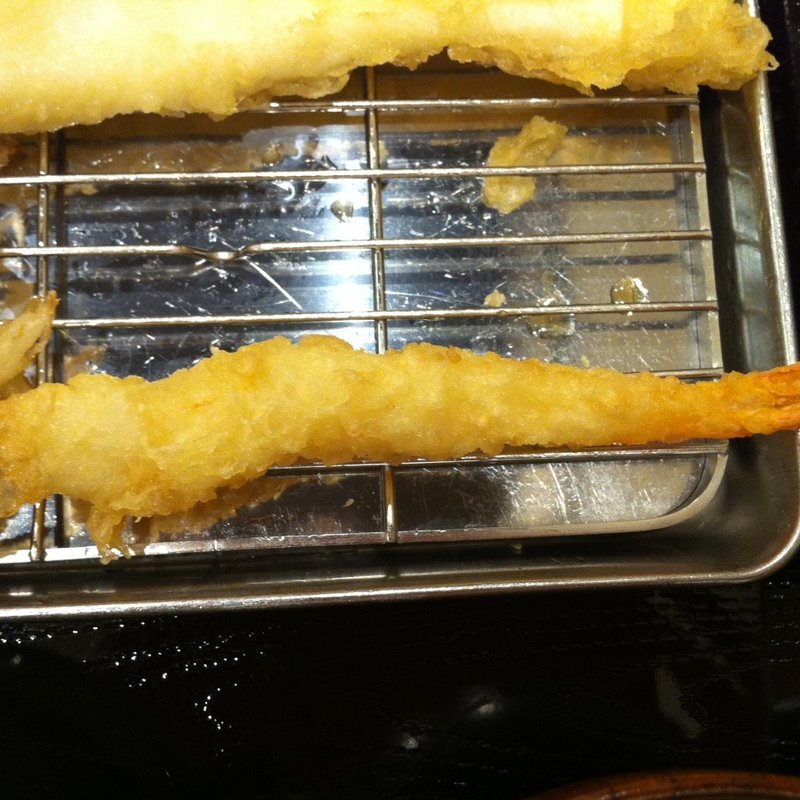 海老(天ぷら定食 まきの センタープラザ店)