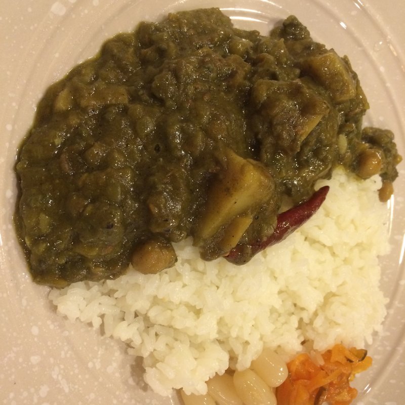 グリーンキーマカレー(バンカム)