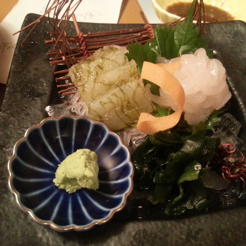 白海老たべくらべ（刺身/昆布〆）(いろり )