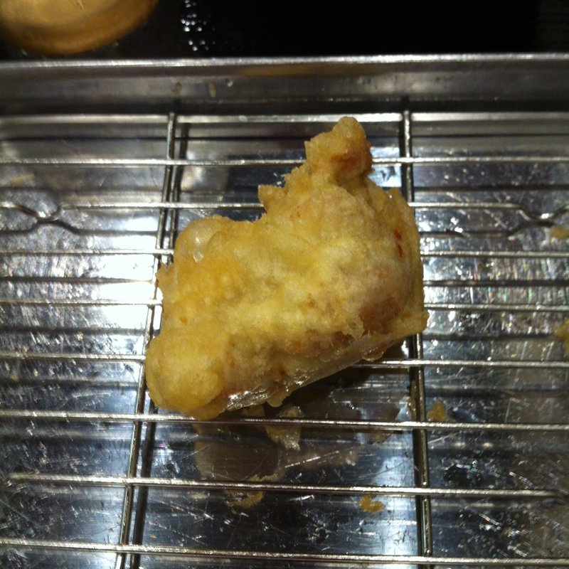 とりもも(天ぷら定食 まきの センタープラザ店)