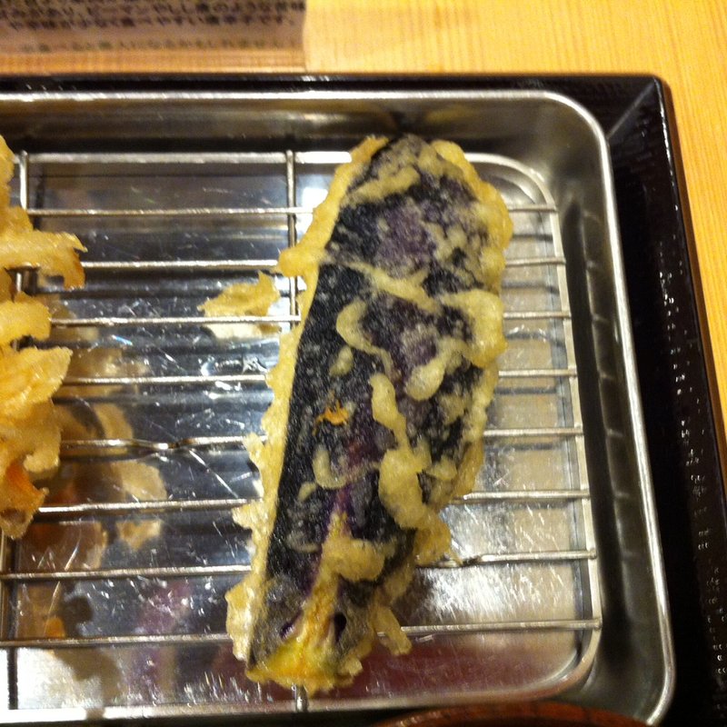 なす(天ぷら定食 まきの センタープラザ店)