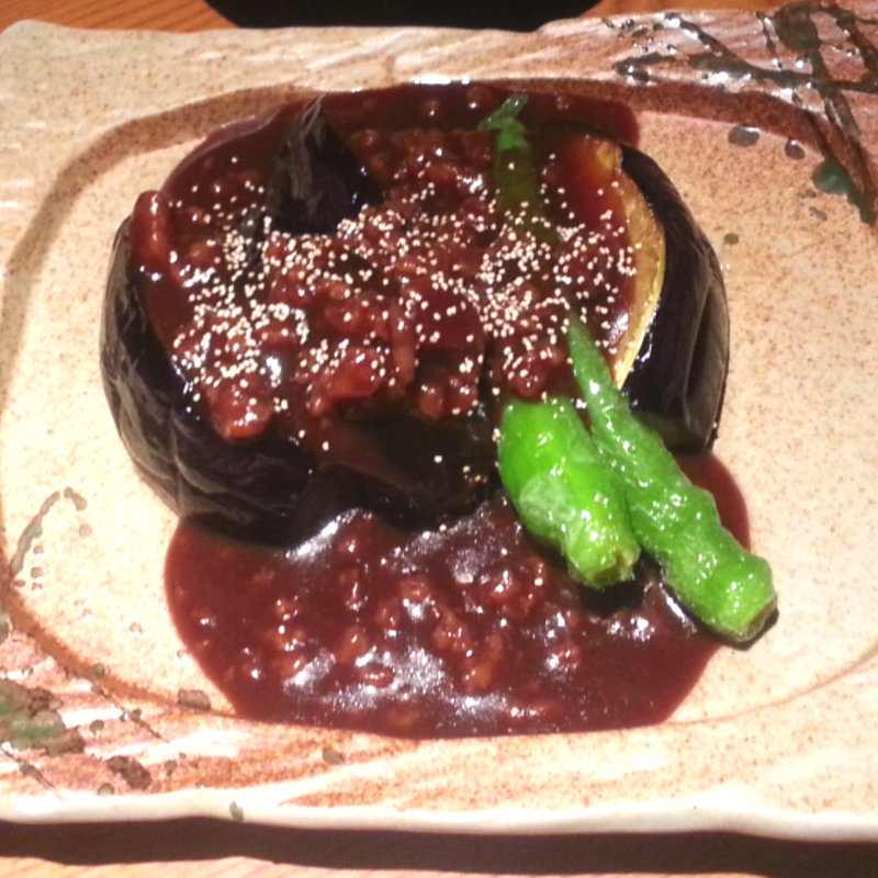 賀茂茄子の田楽(露地もん （ろじもん）)