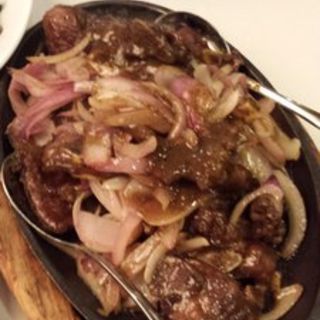 Sizzling veal chops(Jing Fong Restaurant)