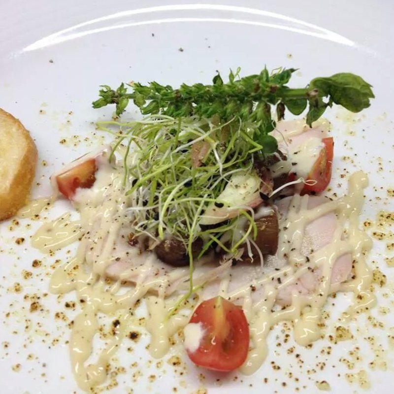 那須鳥のシーザーサラダ(下野農園 )