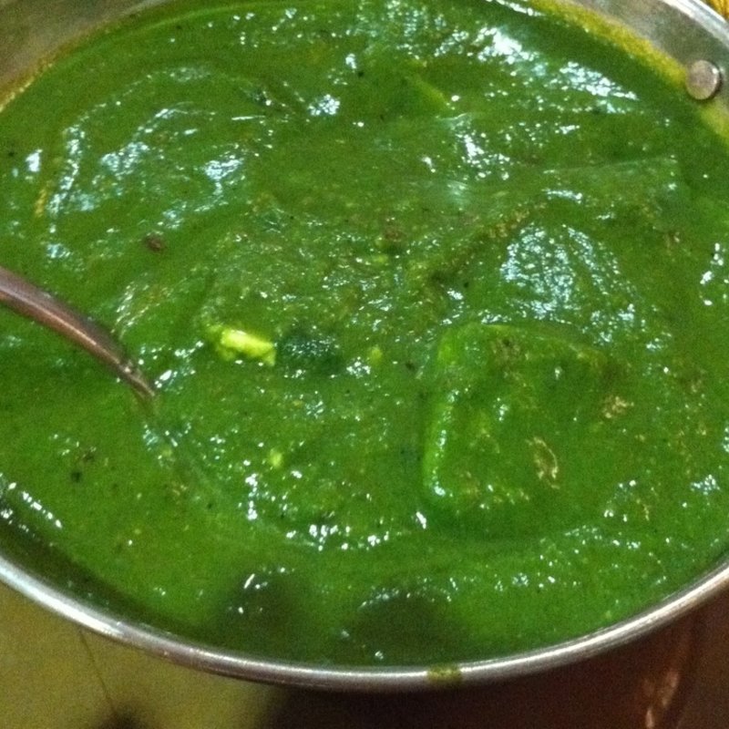 チーズとほうれん草のカレー(Hyderabad Recipe's)