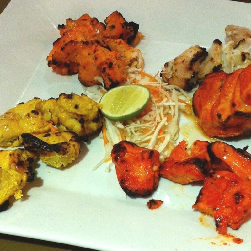 タンドリーチキンの盛り合わせ(Hyderabad Recipe's)