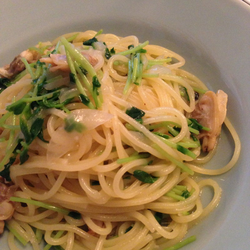 アサリと三つ葉の生パスタ(デイルズフォード・オーガニック 青山店)