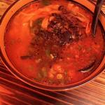 Pan Mee Spicy Soup (Thick Noodles)