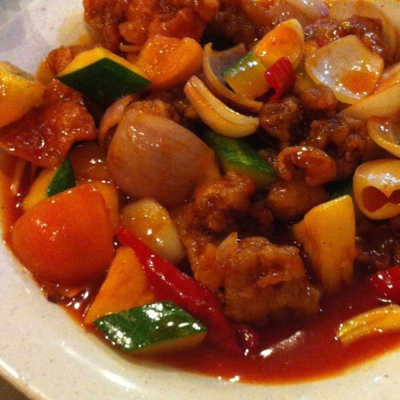 酢鶏(Restoran Tom's Dim Sum)