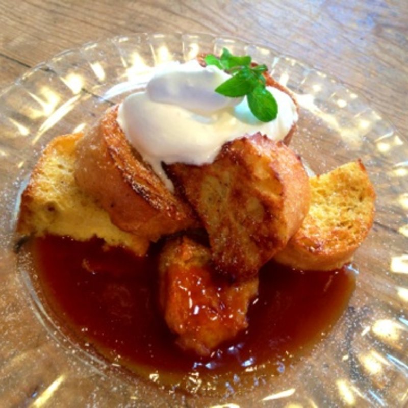 ビターキャラメルフレンチトースト(サンデーブランチ 下北沢店)