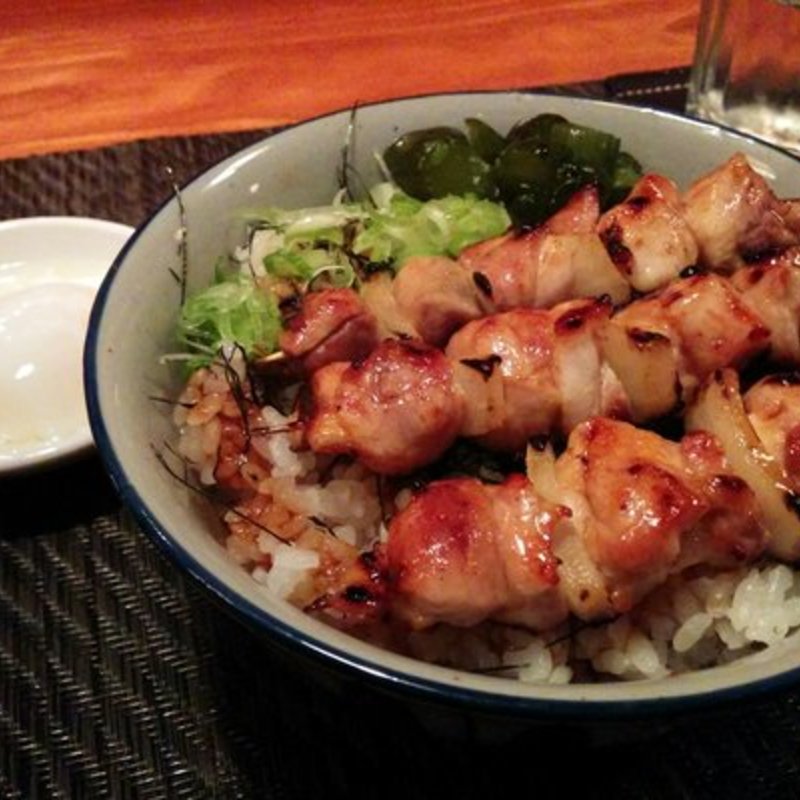 Yakitori (Chicken thigh) Don with Onsen Tamago(Yakitori Totto)