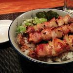 Yakitori (Chicken thigh) Don with Onsen Tamago