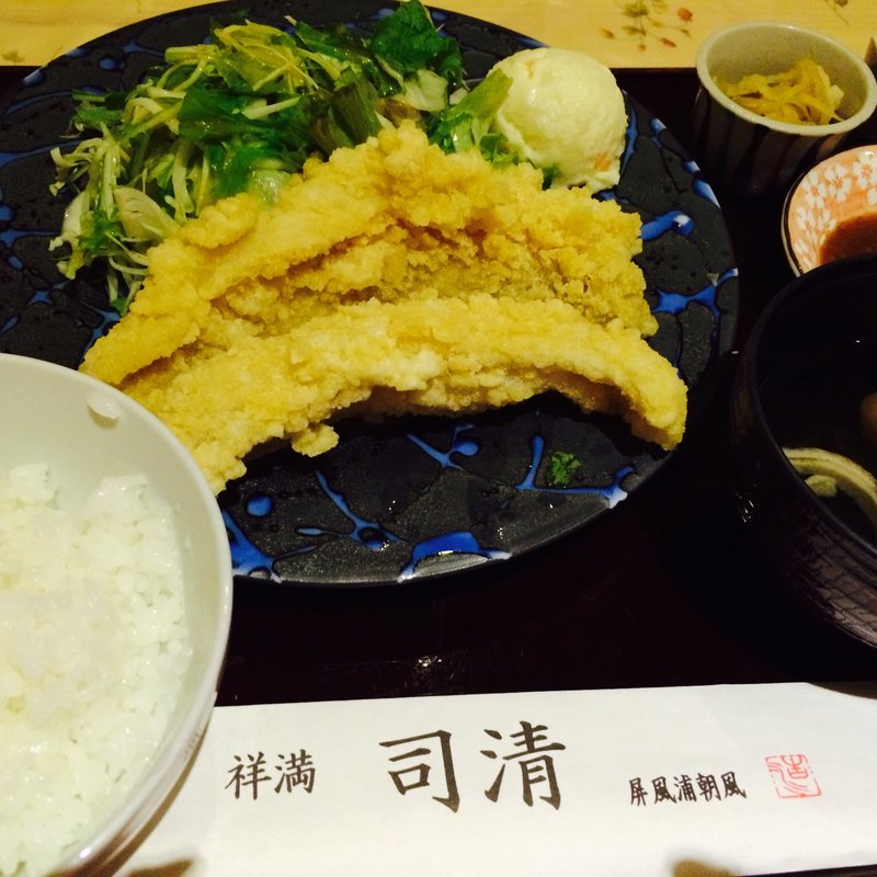 あまだいの唐揚げ定食(祥満  司清)