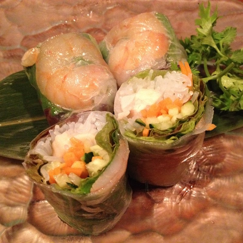 海老と野菜の生春巻き(タイ料理　旅人食堂 立川店 )
