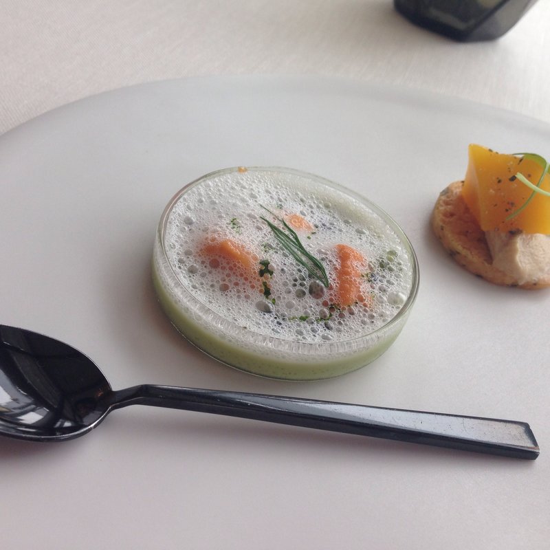 冷やし茶碗蒸しとチーズガレット(エスキス （ESqUISSE）)