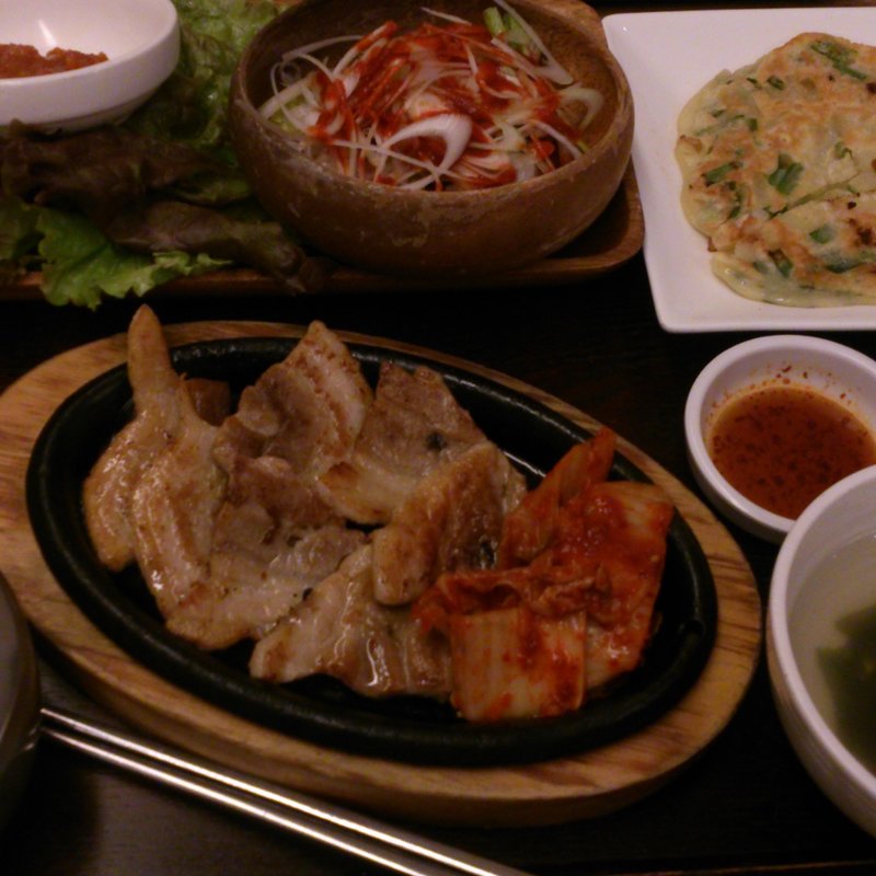 サムギョプサルセット(韓美膳 ららぽーと豊洲店)