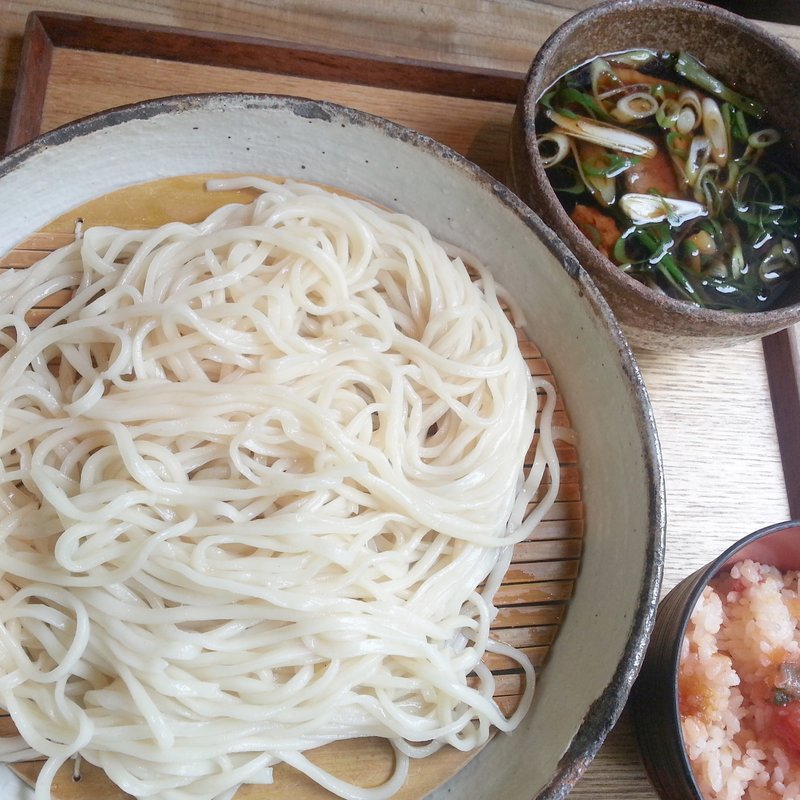 鴨汁うどん(うどん山長 恵比寿店)