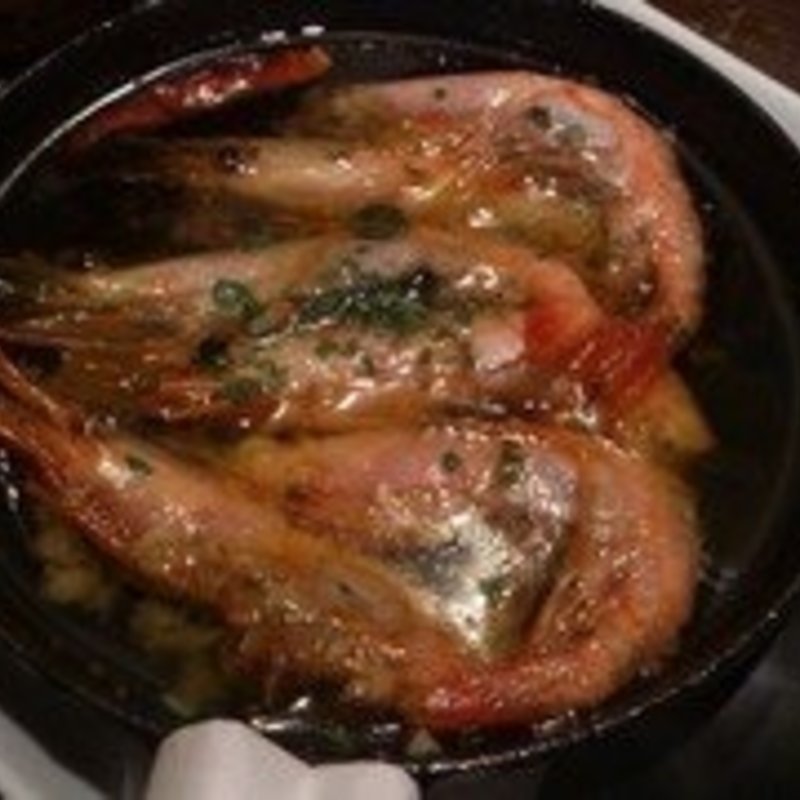 有頭甘エビのアヒージョ (アナログ カフェ ラウンジ トーキョー （ANALOG CAFE／LOUNGETOKYO）)