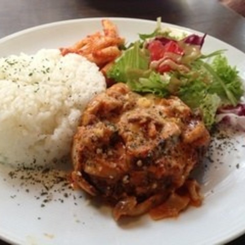 手ごねハンバーグ(アナログ カフェ ラウンジ トーキョー （ANALOG CAFE／LOUNGETOKYO）)