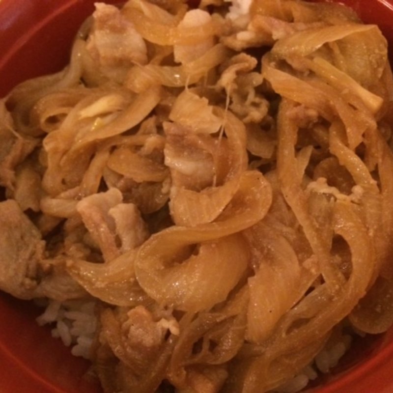 豚しょうが焼き丼(リトル呑ん気　SM支店)