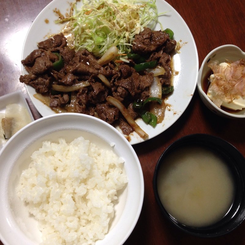 焼肉定食(ゆのまえ食堂 )