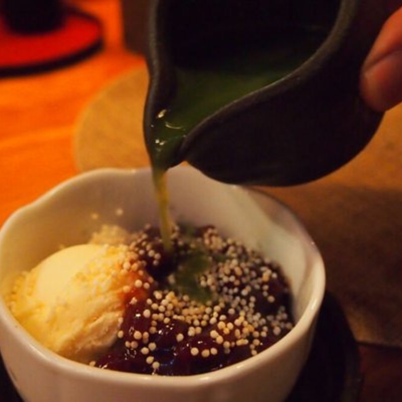 Greentea Affogato(Yakitori Totto)