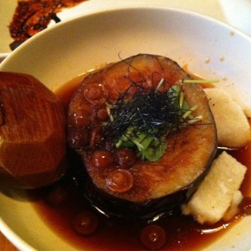 Eggplant and mochi(Yakitori Totto)