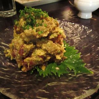 Avocado and Tuna Salad with Tobiko(Yakitori Totto)