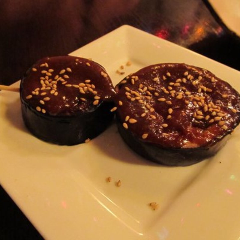 egg plant skewer(Yakitori Totto)