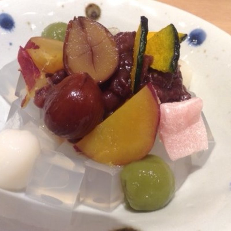 芋栗なんきんあんみつ(かんみこより 阪急うめだ本店)